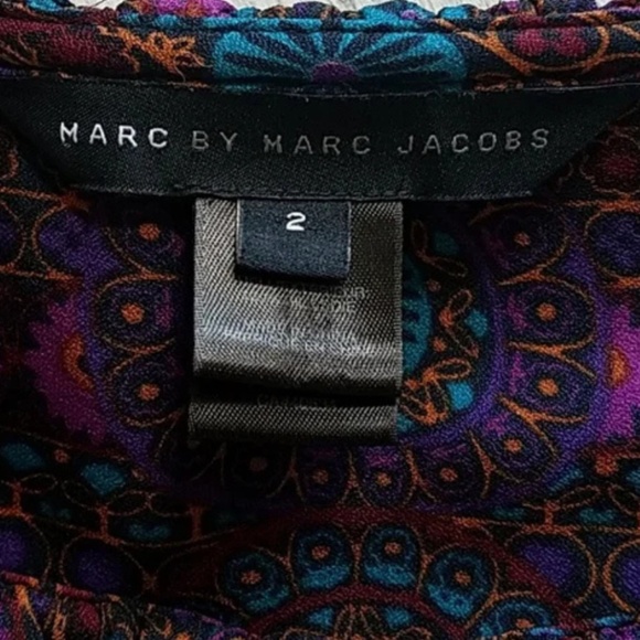 Marc By Marc Jacobs Silk Ruffle Peasant Dress (2) - Picture 6 of 8